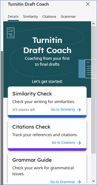 Turnitin Draft Coach Image