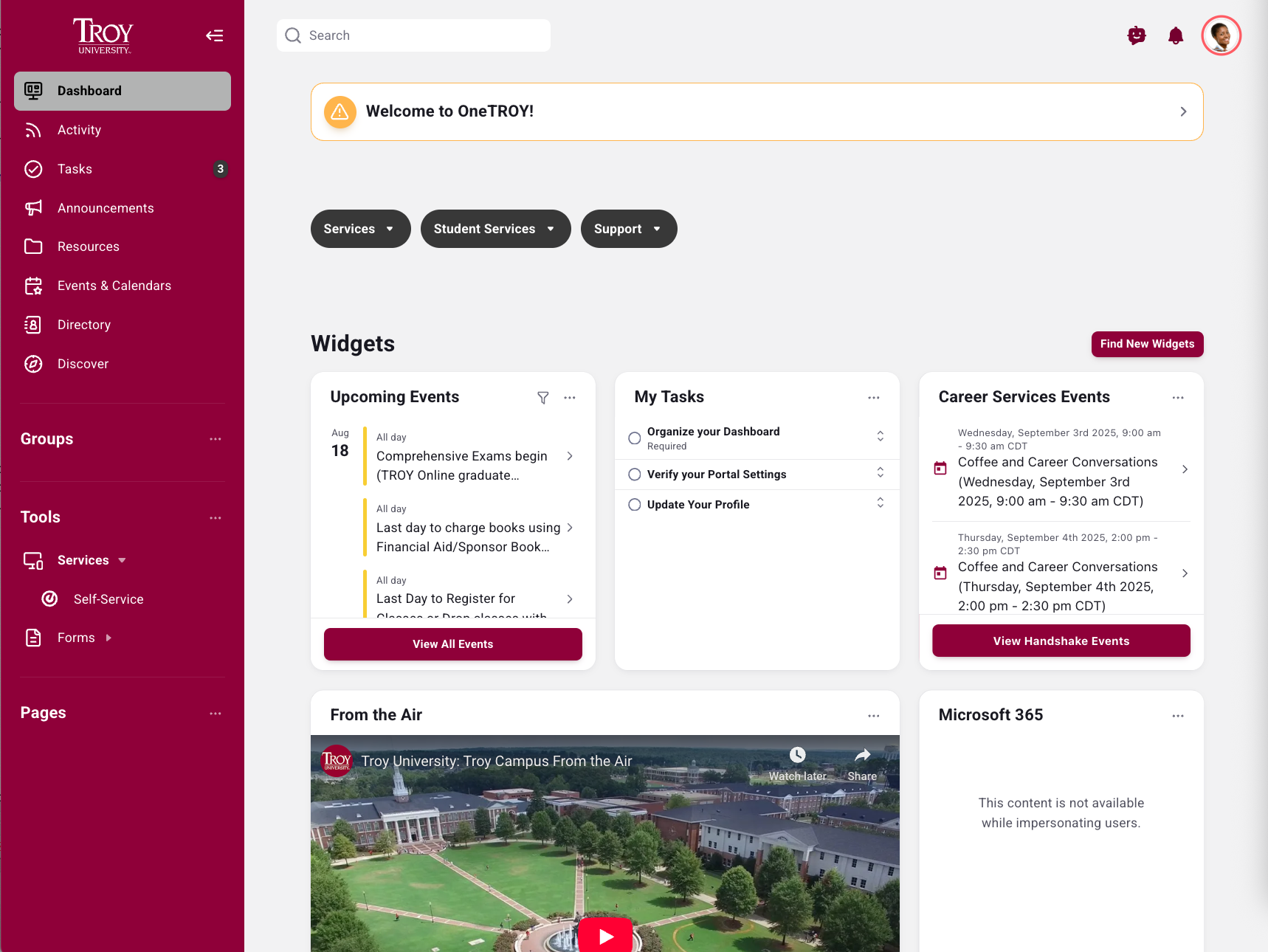 OneTROY screenshot